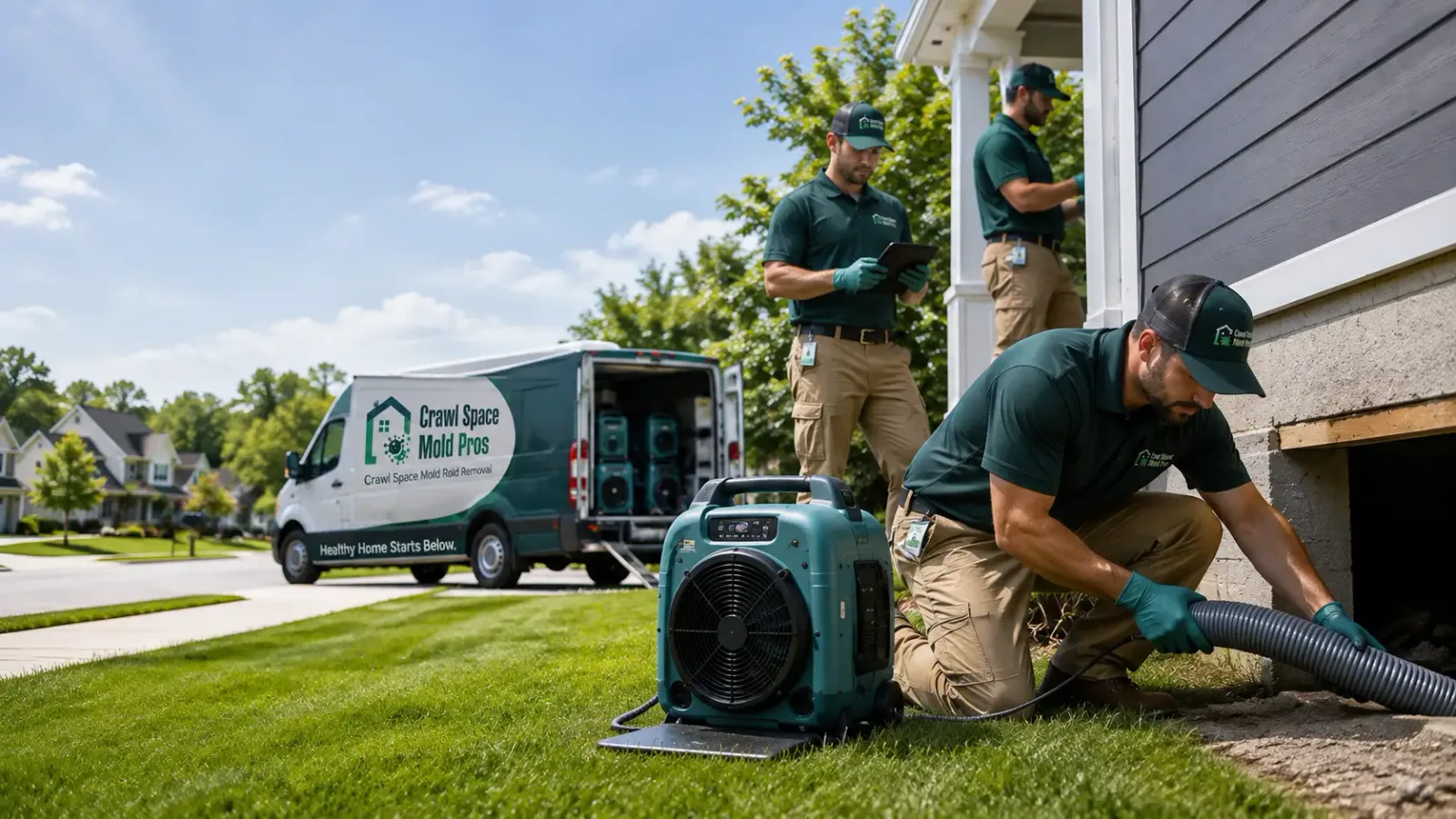 Crawl Space Mold Removal in Pomona, IL